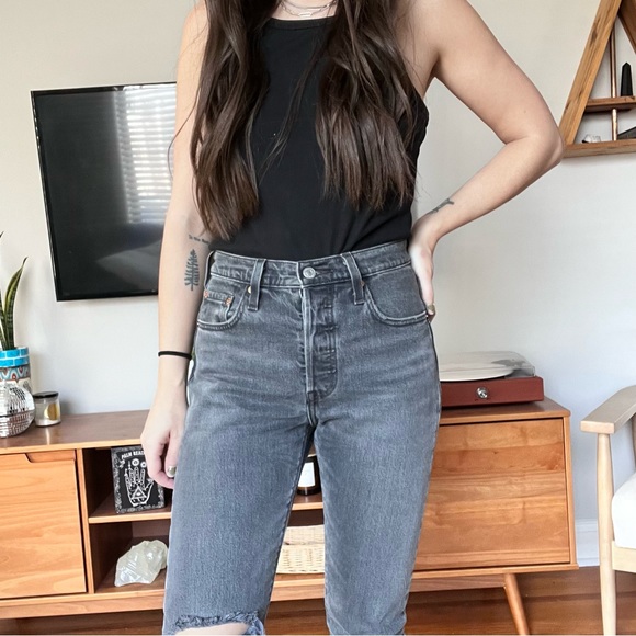 PREMIUM LEVIS 501 Skinny Jeans - Picture 4 of 14